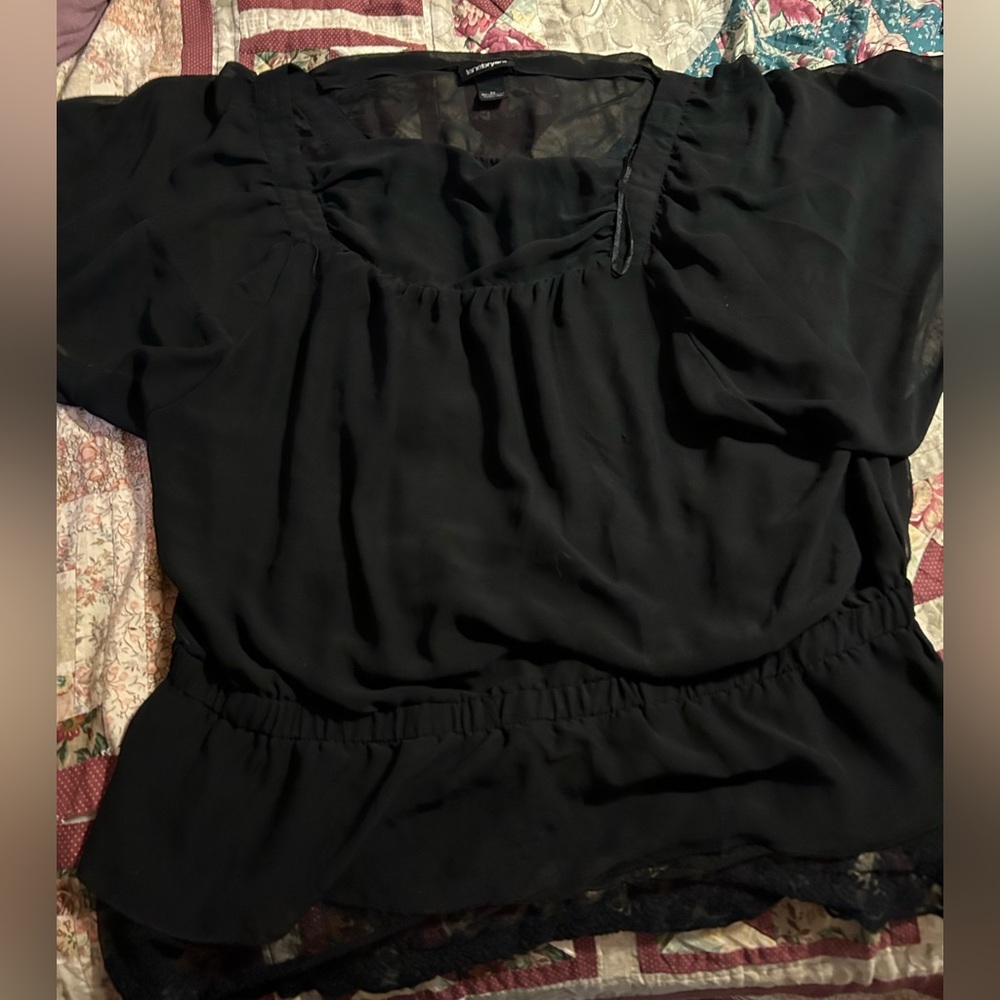Semi-formal black shirt!